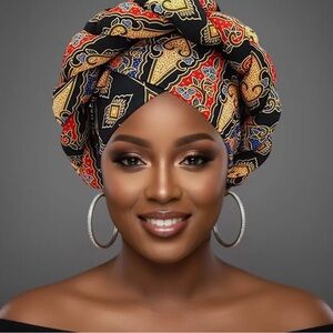 Colorful Patterned Headwrap